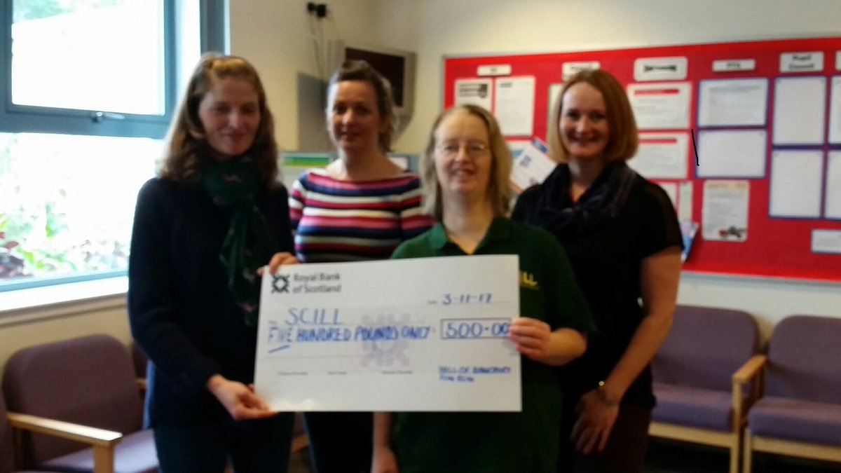 hillofbanchory's tweet photo. Our #healthcommittee and #SCILL happily received donations from our wonderful #funrun volunteers today #community #partnerships https://t.co/sETKOSxoVL
