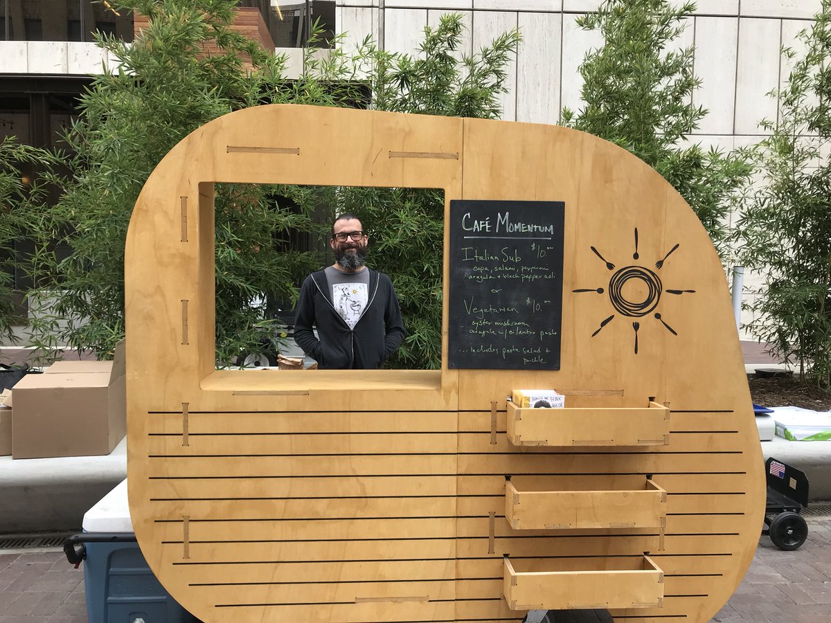 It’s #NationalSandwichDay! Come get yours at the <a href="/cafemomentum/">Café Momentum</a> pop up in Browder Plaza!