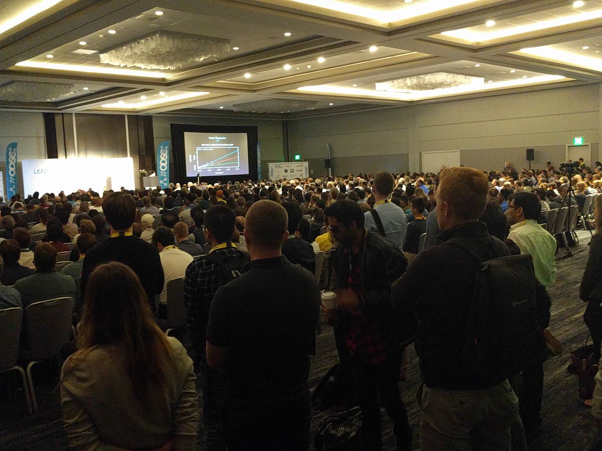 neilberg's tweet photo. #odsc This is only a part of the astoundingly huge and insightful crowd. Trainings are wonderful. The conversations have been even better. https://t.co/QUXwzCFeGQ
