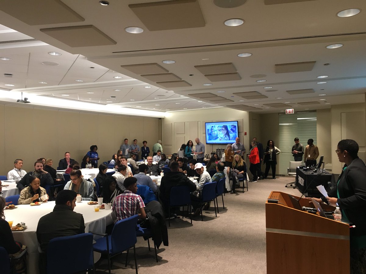 eva_mcgoey's tweet photo. We are so excited to host @lumitynpo for @BCBSIL #stem1dc innovating for #healthequity with @DrDRobinson @SteveBetts100 @dan3476 https://t.co/xG2dGzmH4A