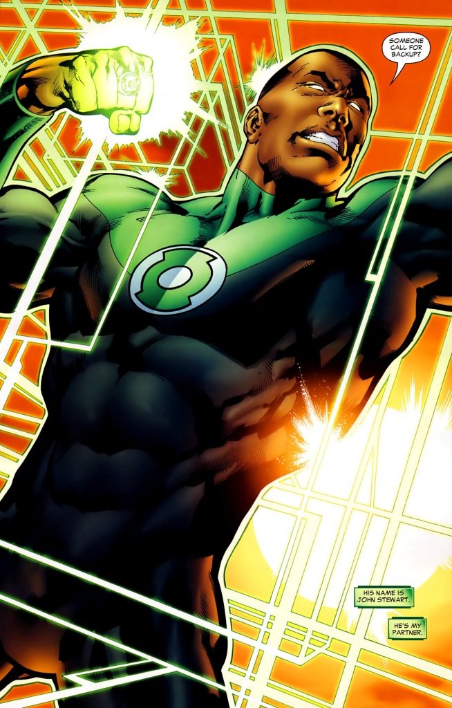 Shadewing's tweet image. #LanternCorps #BookOfOa John Stewart, current Corps Leader of the GLC, made his debut in Green Lantern 87! @marsanj47