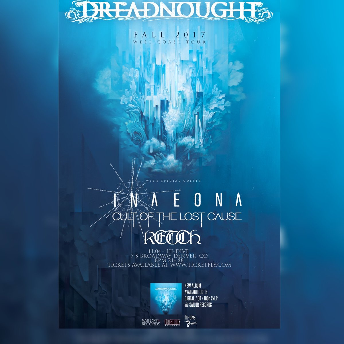 Tomorrow!! 11/4 at <a href="/Hi_Dive/">Hi_Dive</a> ! BEYOND psyched to be playing with #dreadnought again! #denver666 #denvermusic