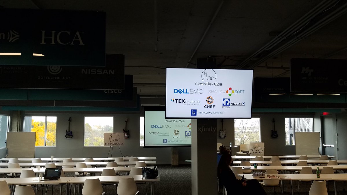 NickalausW's tweet image. Great Meetup for #NashDevOps this month talking about The DevOps &amp;amp; Automaton! @nathenharvey   @nashvilledevops @NashDevOps