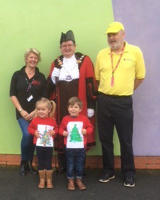 Just judged the Xmas tree pics at Alcester Nursery Studio. Winners Isla and Archer will be helping ABLE switch on the lights on 26th at 4pm.