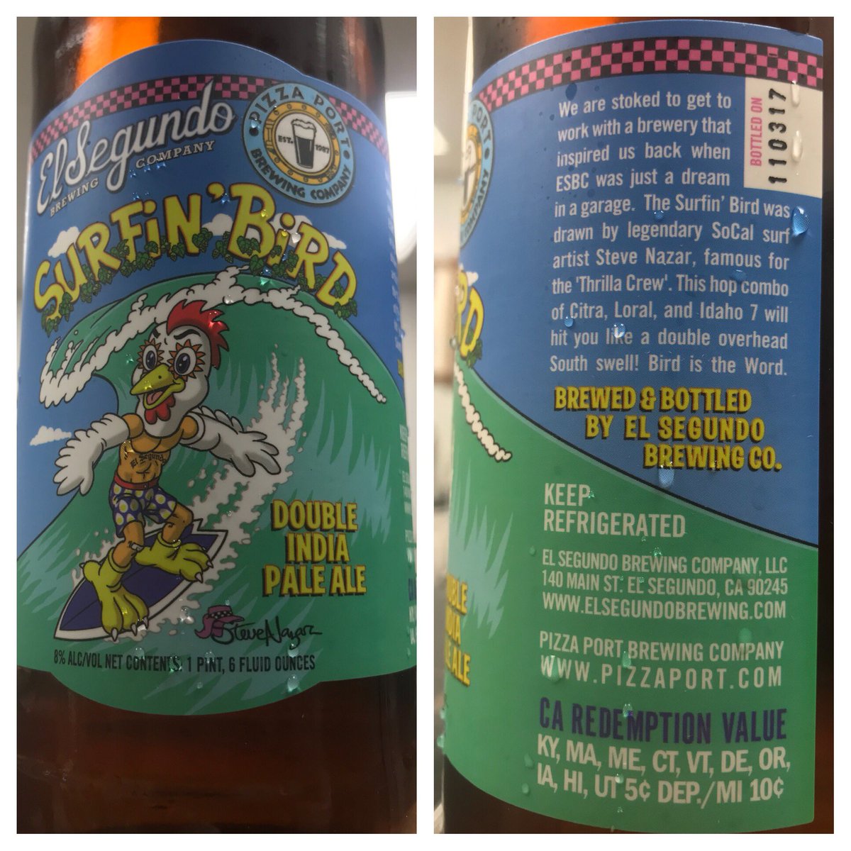LiquidBrews's tweet photo. @ESBCBrews @PizzaPortBeer #DayOne now available #independentBeer https://t.co/DxNjxQxSfo