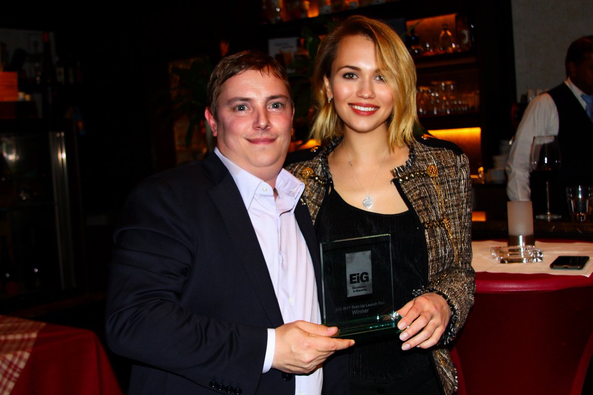 We've just won #Startup Company Of The Year <a href="/EiG_Gaming/">EiG</a>, one of the most credible gaming conferences conferences out there #ico #EIG #Berlin