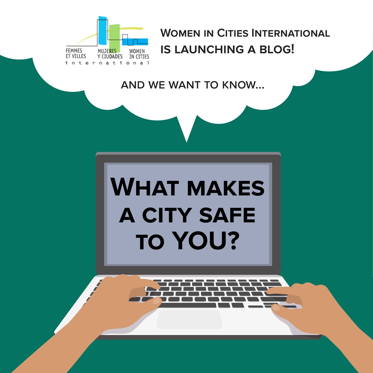 WICI_FVI's tweet photo. We want to hear from you for our blog! Respond to "what makes a city safe to you" in the comments here or email blog.wici@gmail.com ! https://t.co/FVHAG5Z8NV