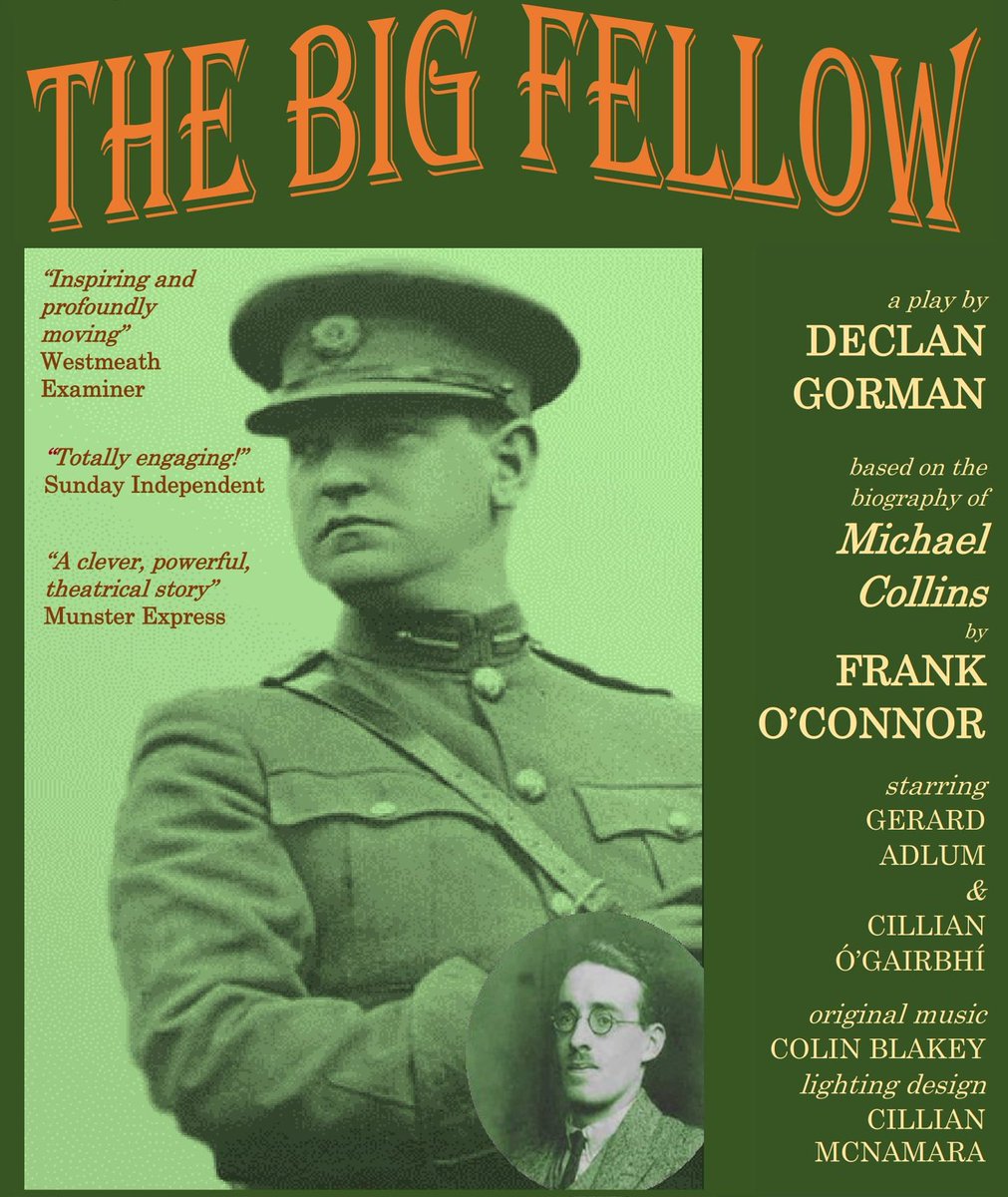 dlrMillTheatre's tweet photo. @CoMotionDublin present for ONE NIGHT ONLY - #TheBigFellow based on the book by #FrankOConnor Weds 8th Nov https://t.co/BAwOyK0H5y https://t.co/lZjm5iYy6Z