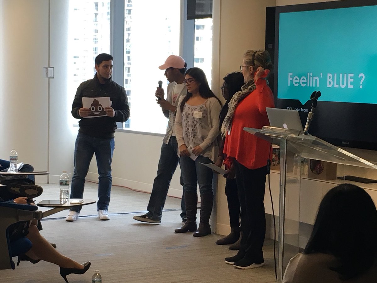 eva_mcgoey's tweet photo. Each #stem1dc team is now presenting to our @BCBSIL pitch tank. Competition is tough! #healthcareinnovation #transformativetechnology https://t.co/xTHXi2As71