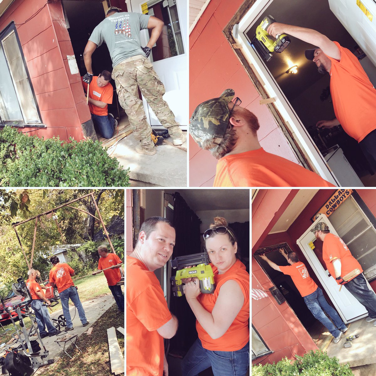 BGattheHD's tweet photo. Waco and Bellmead Collaboration for the cause 🇺🇸 #thdgulfgives @teamdepot #COS2017 https://t.co/K55pMjPDYB
