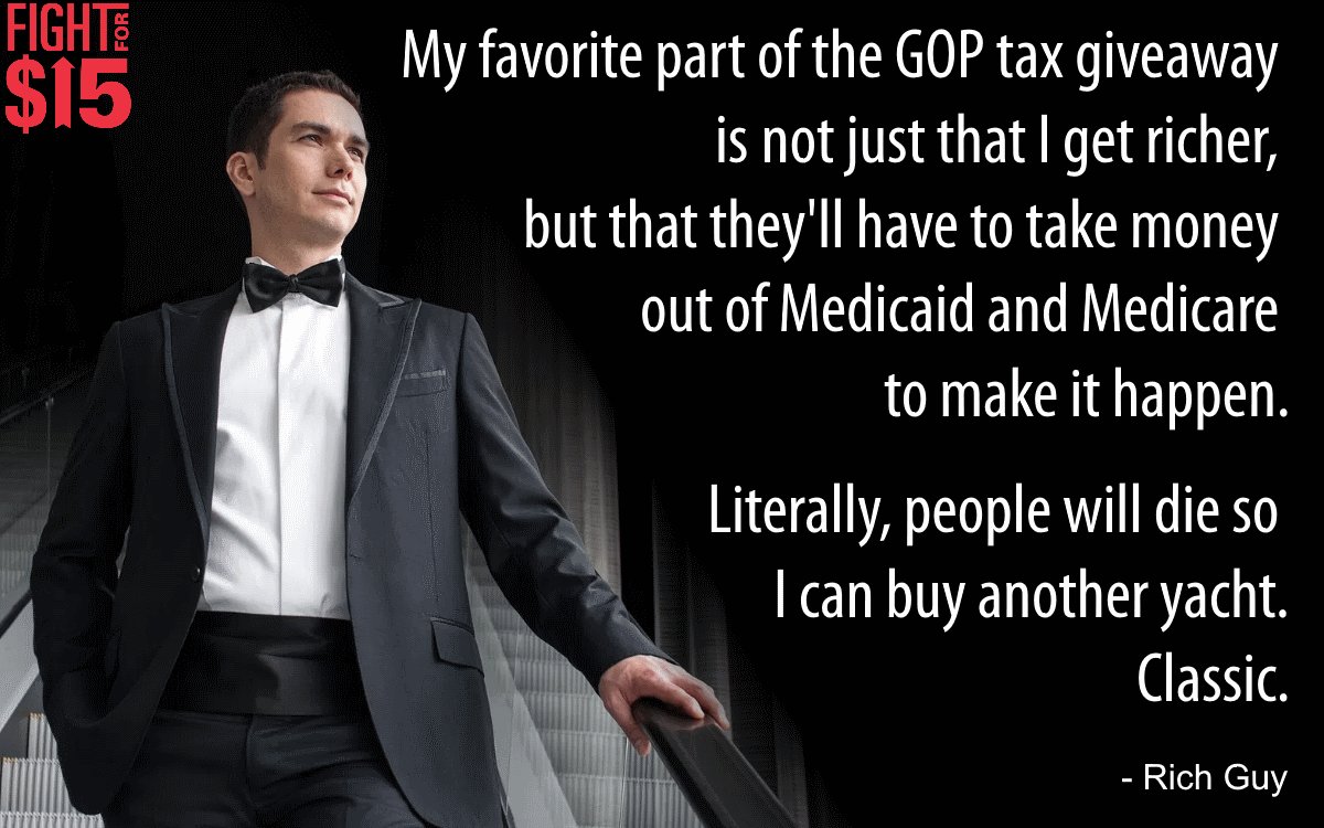 Call your members of Congress right now at (877) 795-7862. Tell them to vote against this atrocity. #FightFor15