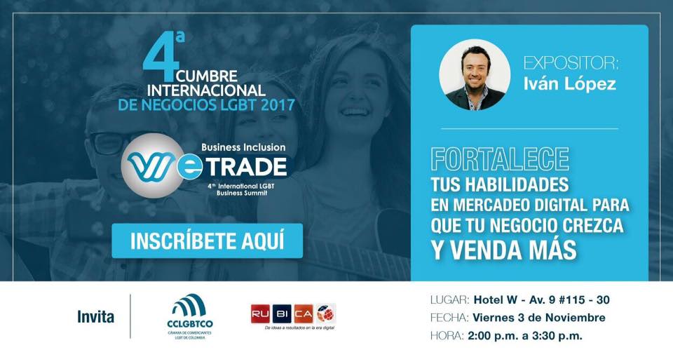 CamDiversidad's tweet photo. #HOY en #WETRADE2017 @RUBICAnet nos explica como fortalecer las habilidades en el #MercadoDigital para tus #Negocios a partir de las 2pm https://t.co/xnVH2U3H6q