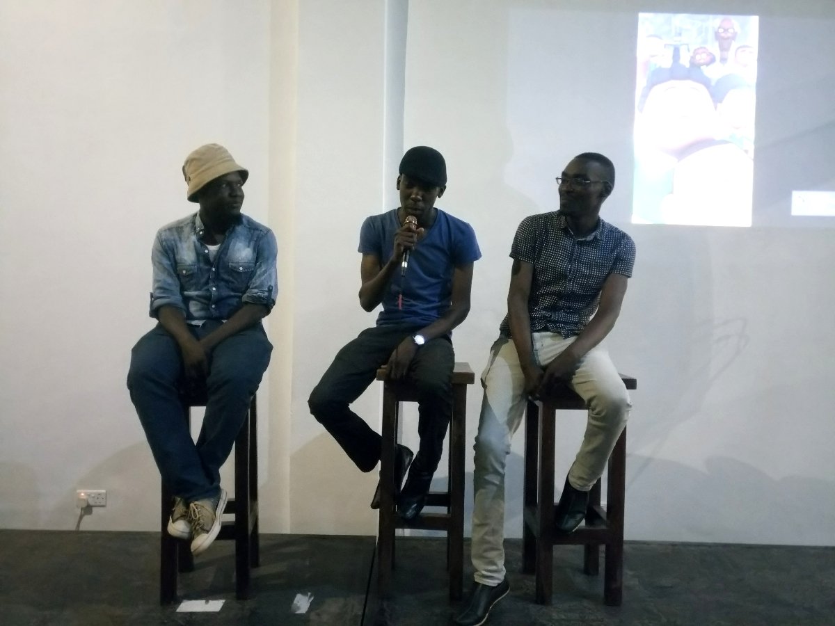 nsimbijosh's tweet photo. The @CreaturesUG team takes the stage. #TheCreativeAsylum @Creativesasylum https://t.co/wT00hwrECi