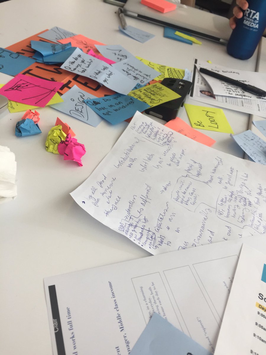 nuriagonzalzto's tweet photo. Ideas at work! #DesignThinking @RyersonMDM #dmzsandbox https://t.co/cy2fG3330t