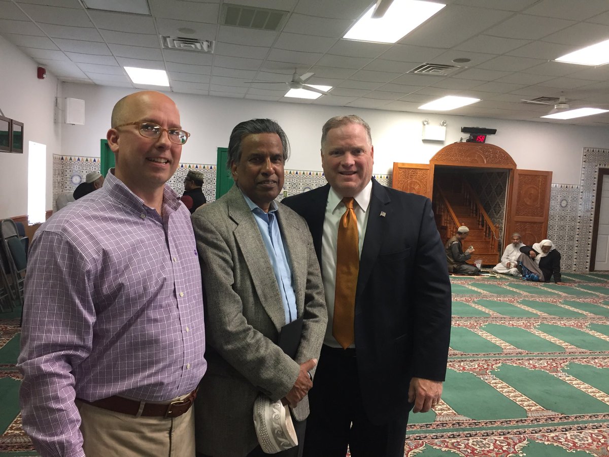 Always a warm welcome at the North Penn Mosque. Thank you Shams for invitation. Nice to see Lansdale Mayor Andy