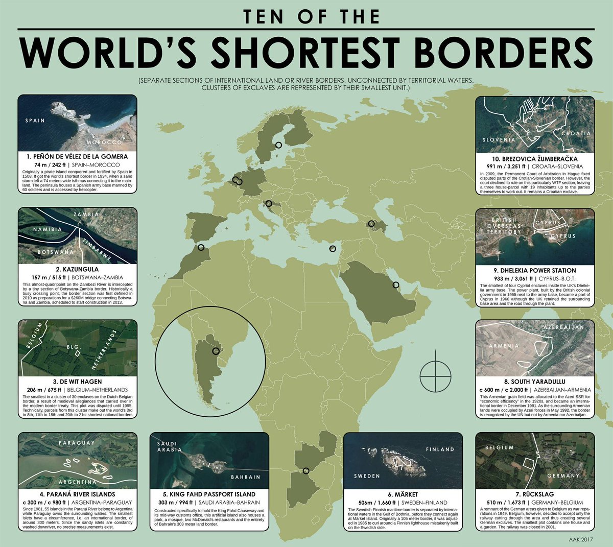 BeautifulMaps's tweet photo. The World's shortest #borders https://t.co/NsTkhg4uBz