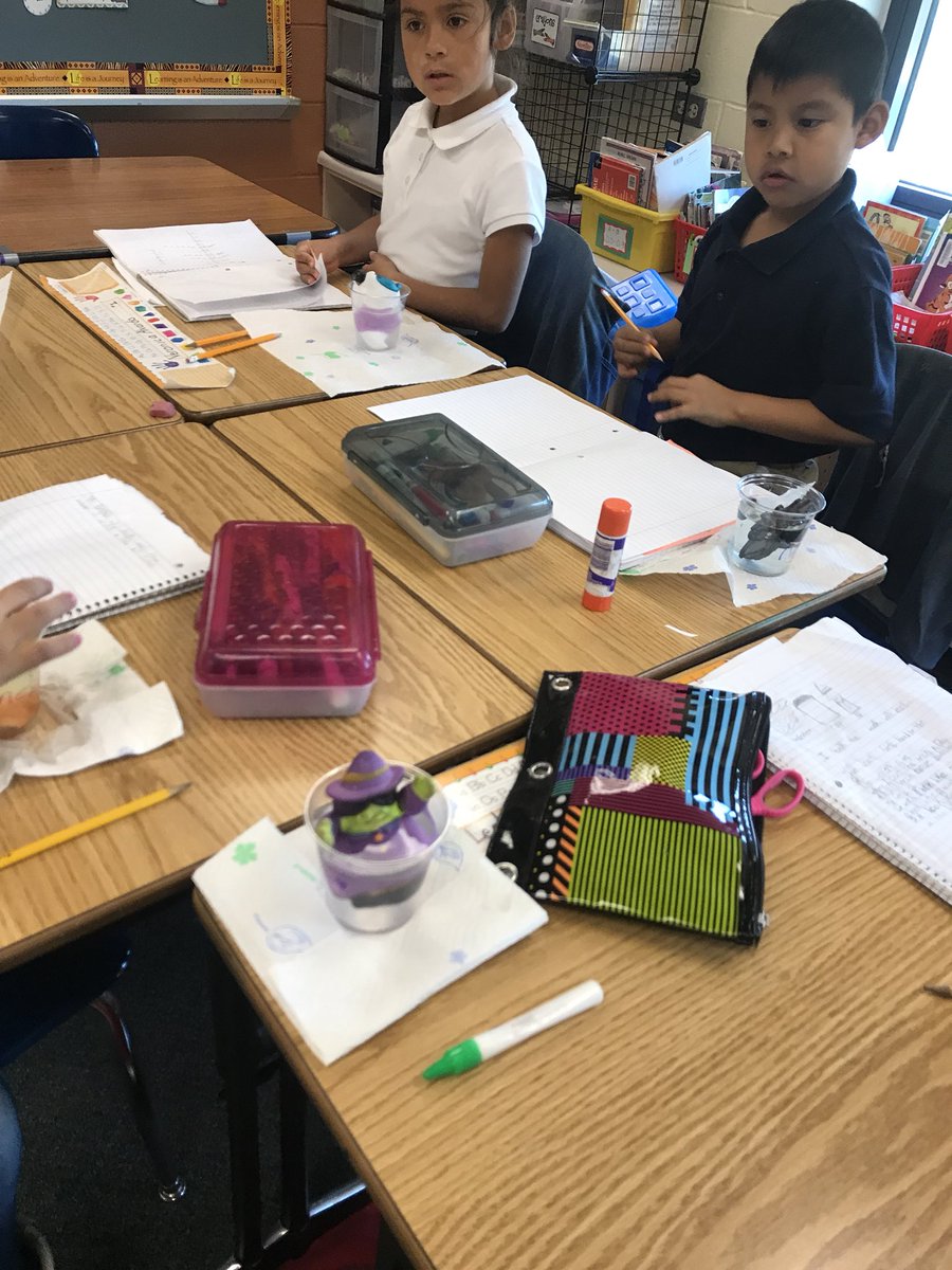 Mrs. Jackson’s 2nd grade scientist hard at work. #GrowingPlants #WeLoveGarcia #BuiltForThis