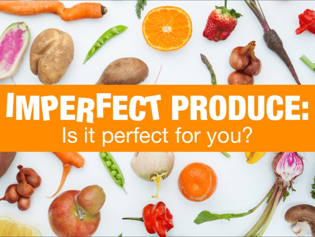 JosieMackRDN's tweet photo. Follow the #PerfectlyImperfect model & purchase foods even if they are not "perfect." Same nutritional quality & taste the same #FNsymposium https://t.co/7mBIBaemCD