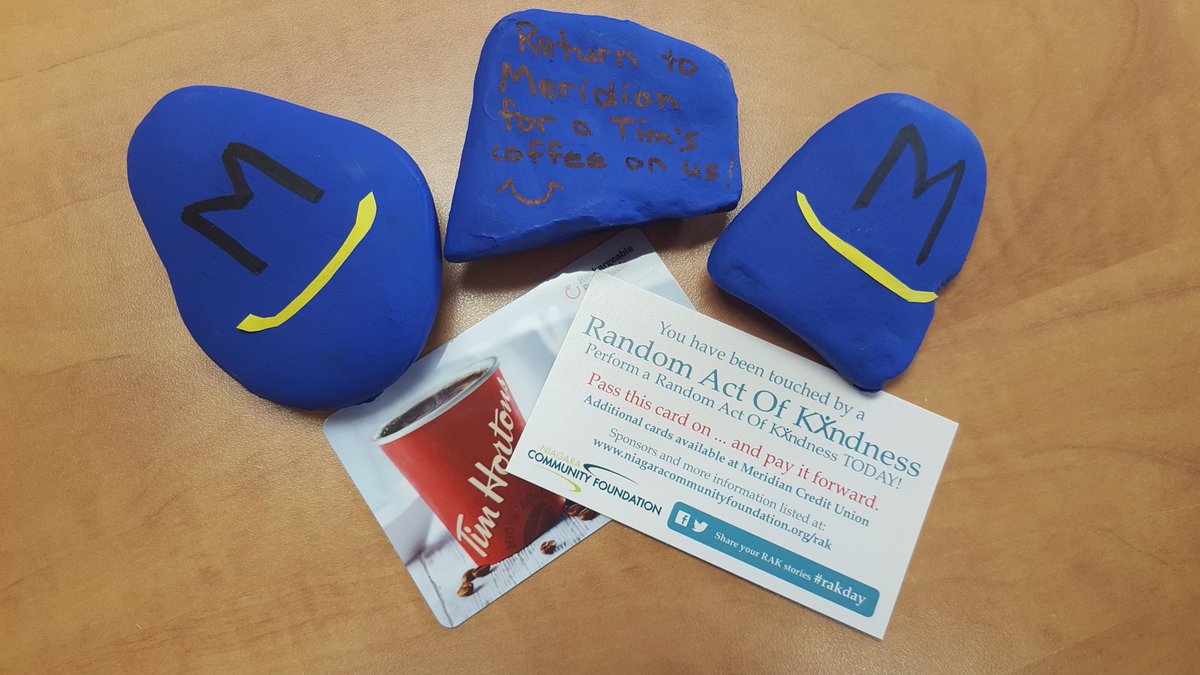 Happy Random Act of Kindness Day folks!
#rakday #meridian #portcolborne #nov3rd #rak #portcolbornerocks