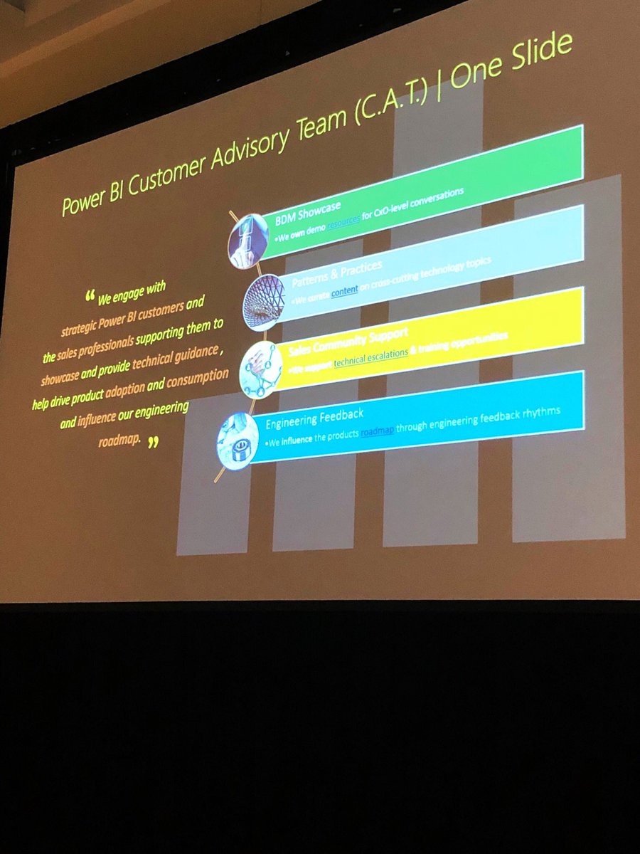 A slide about the new team I’m joining! #powerbi #pbicat #passsummit