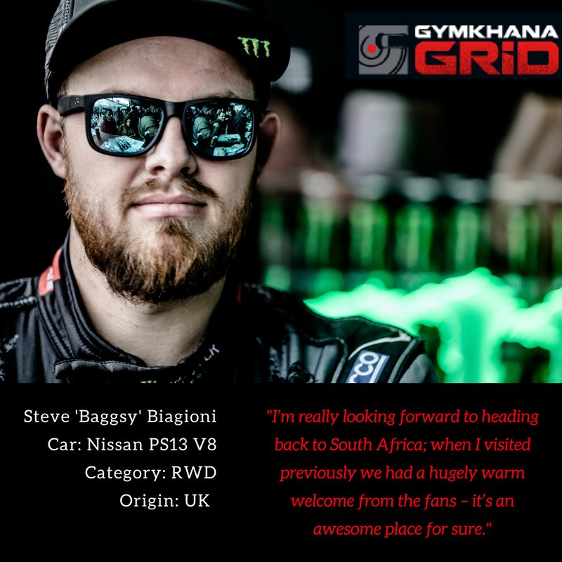 GymkhanaGRID's tweet photo. Up next, Steve 'Baggsy' Biagioni
@BaggsyBoyUK 
#GGdriverprofiles https://t.co/hAK83CGpoD