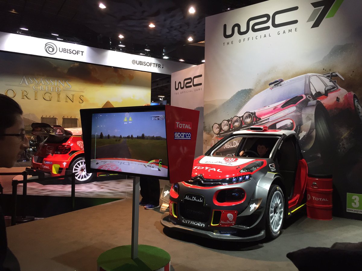 JulienFabre30's tweet photo. #grandtourismo #wrc7 #adrus #NeedforSpeed , petit pannel des 4 jeux de courses auxquels j'ai pu jouer en réalité augmentée (ou pas) 😇 #PGW https://t.co/kIXxQGLLj1