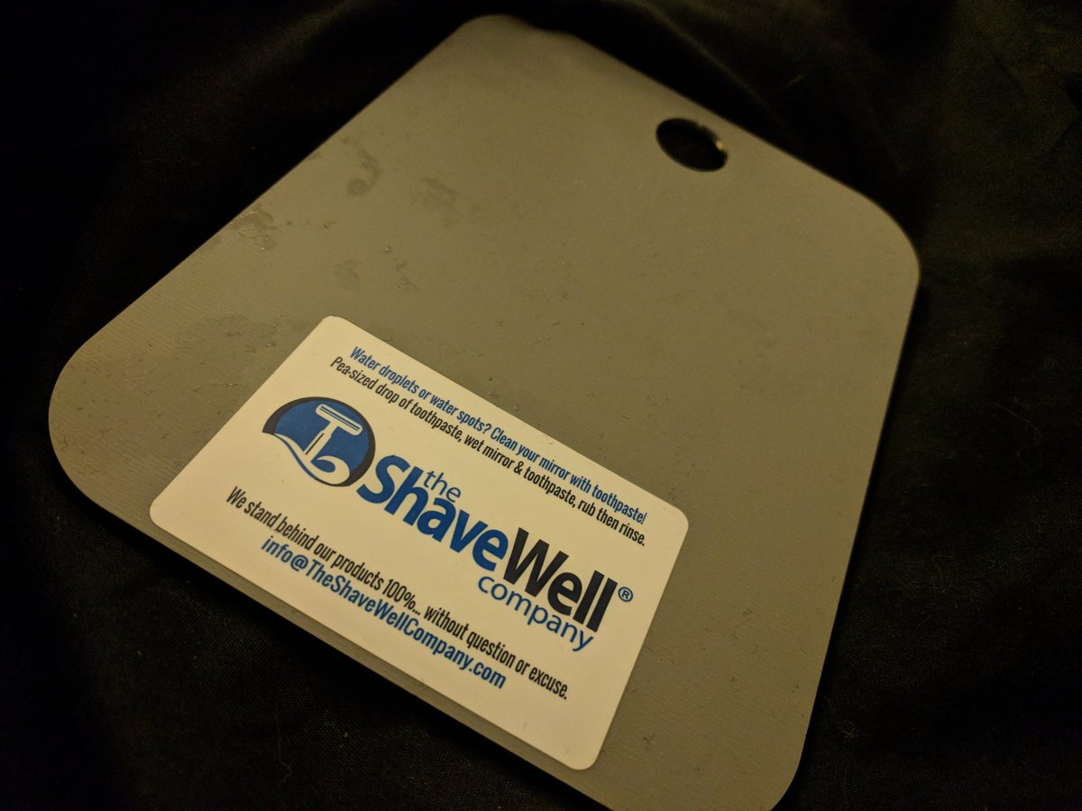 So, <a href="/shavewell/">TheShaveWellCompany</a> 's shower/ camping/ unbreakable/ acrylic shaving mirrors are awesome! I take mine camping &amp; use it at home.  #NotSponsored