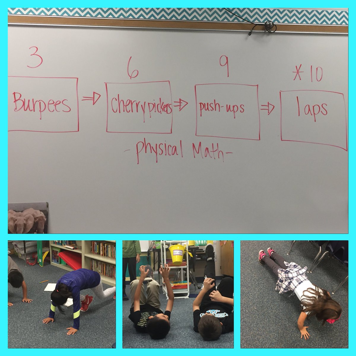 CPLElementary's tweet photo. Physical math in Ms.Caliriโs second grade class...#mathadventures #kinesticlearning #EtiwandaSD https://t.co/aNGRiBIuyD