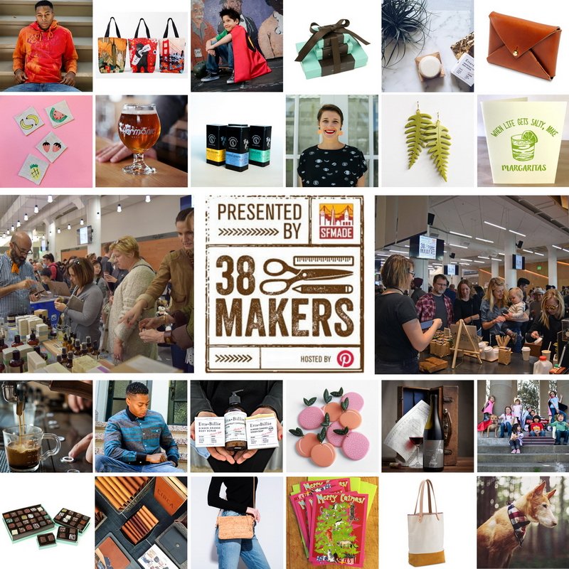 sfmade's tweet image. We can’t wait to see you tomorrow at @Pinterest 11-4 for #38Makers! bit.ly/38Makers2017