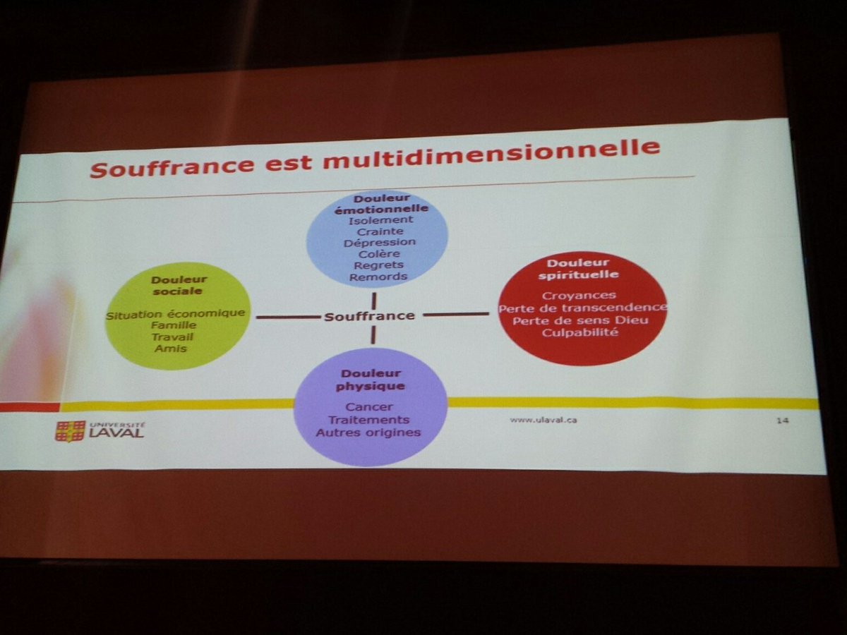 LaStPierre's tweet photo. La souffrance est multidimensionnelle -Dr Bruno Gagnon #RQSPFV https://t.co/4B6h6dNIbV