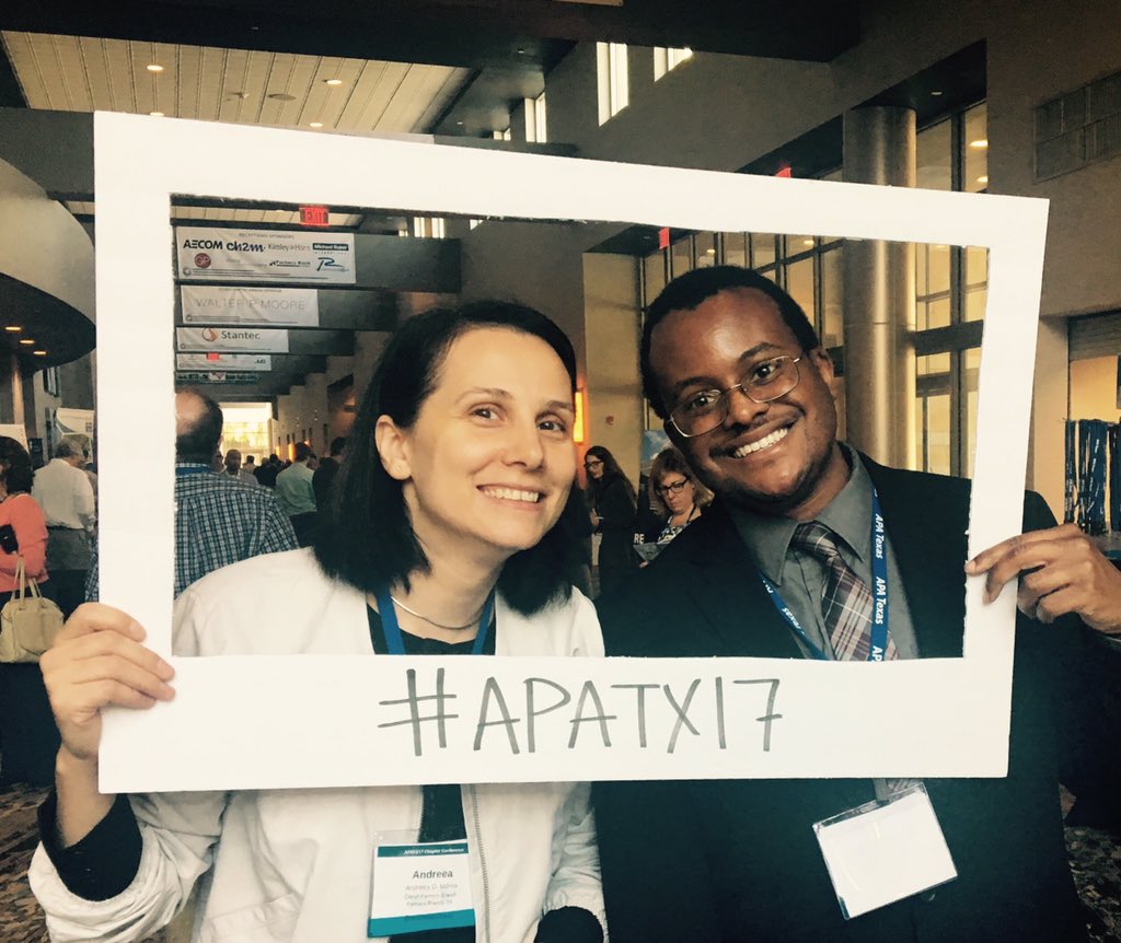 txplanning's tweet photo. Fun at the #APATX17 Engagement Booth! @andreeaudrea2 https://t.co/Ja27n6OTTy