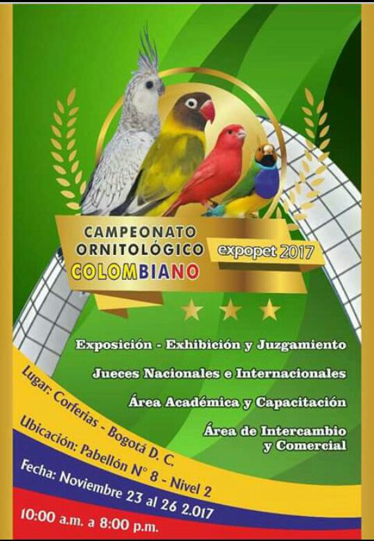 ClubCante's tweet photo. #TimbradoEspañol #Colombia2017 #TerritoriosLibresDeAvesSilvestresEnCautiverio @ClubCante #FCTE https://t.co/aFBdf57nVu