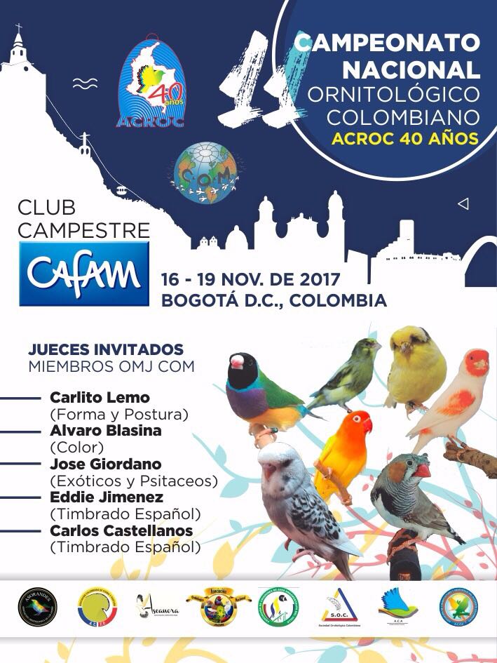 ClubCante's tweet photo. #TimbradoEspañol #Colombia2017 #TerritoriosLibresDeAvesSilvestresEnCautiverio @ClubCante #FCTE https://t.co/kX7Xd5ZAFO