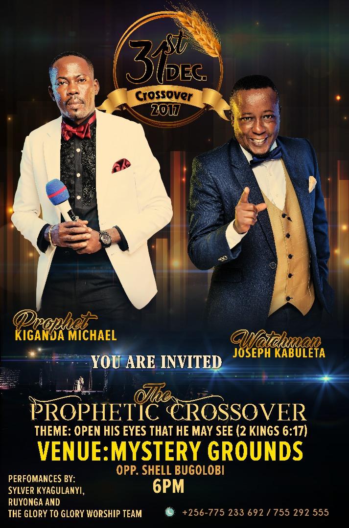 prophetkiganda's tweet photo. Join me and @ugwatchman Joseph Kabuleta for a power-packed prophetic cross-over at the Mystery Grounds. Mark the date: #31stCrossover https://t.co/q2QGNj5AKw