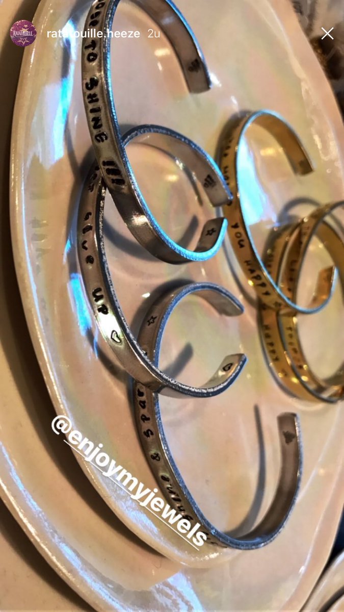 enjoymyjewels's tweet image. Vanaf vanmiddag liggen onze #cuffbangles bij ratatouille.nl in de store! #heeze #trots #metalstamping @enjoymyjewels