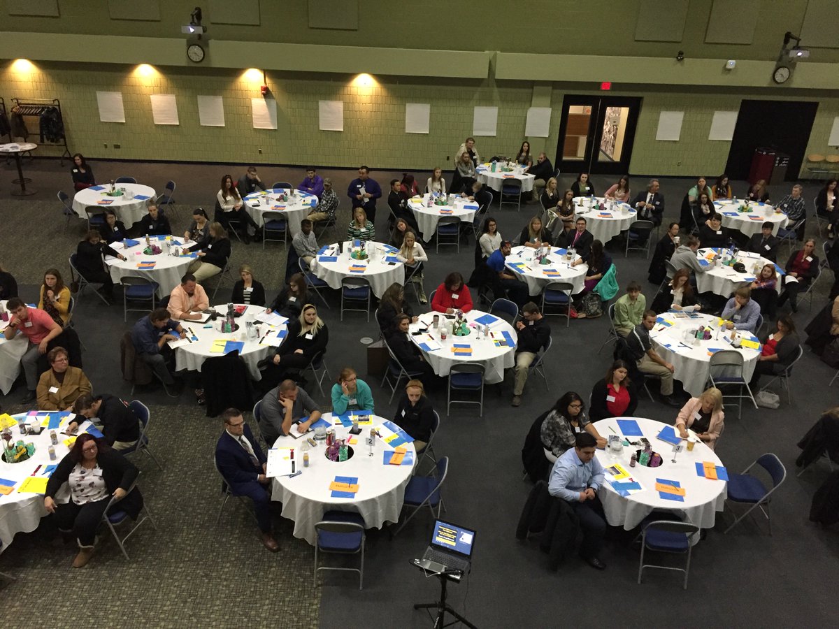 lakeshoretech's tweet photo. Energizing the future workforce (current students) at the LTC Student Conference. Packed room to hear keynote speaker @derekdeprey. https://t.co/A3xTHI6jtc
