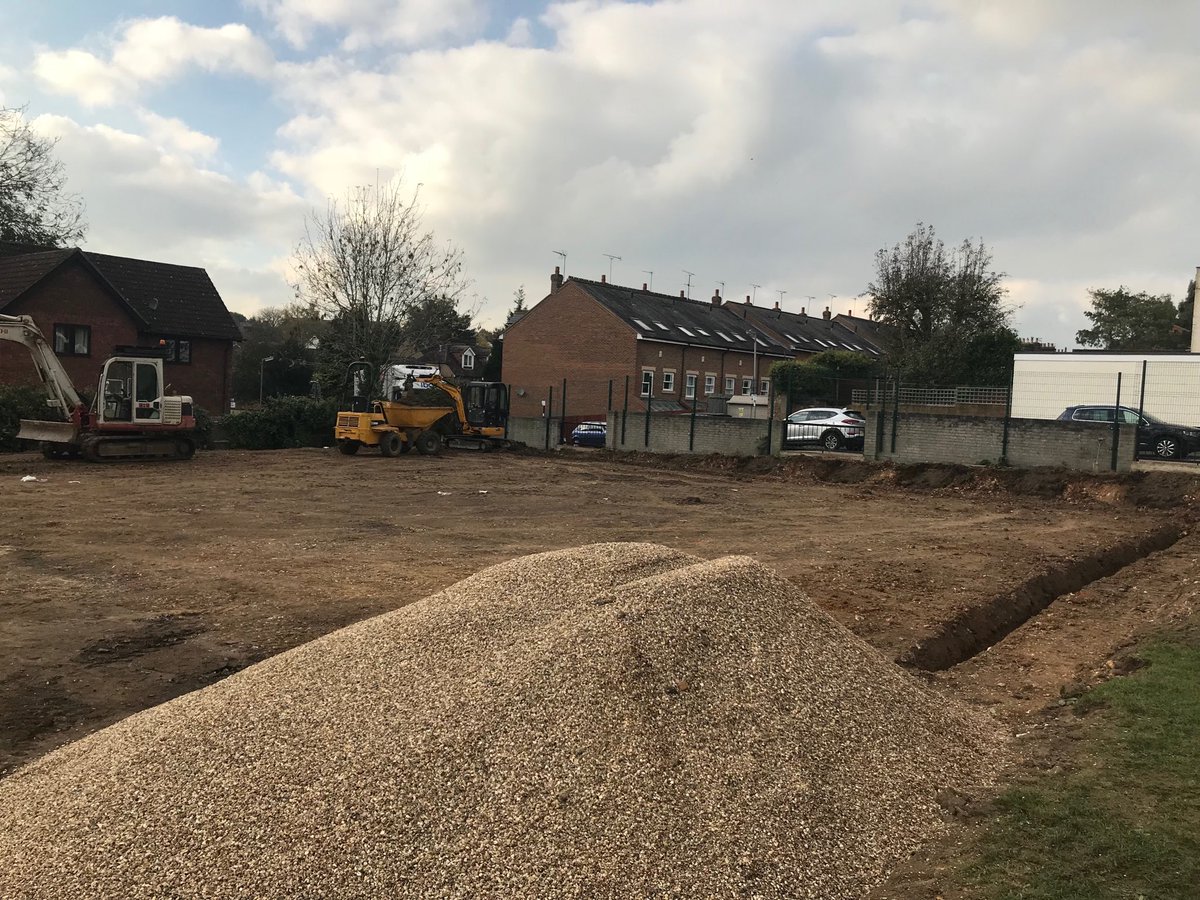 For the first time in over 40 years the field is now flat. The next part of the project - drainage.