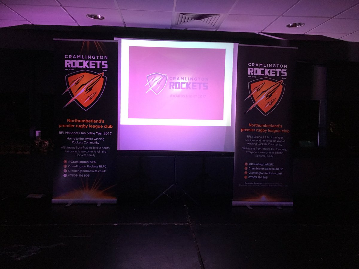 Full house in attendance at the eagerly anticipated <a href="/CramlingtonRLFC/">Cramlington Rockets</a>  awards night. Hope everyone has a great evening
