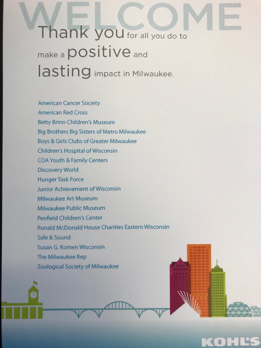 JasonKelroy's tweet photo. Celebrated Kohl’s many hometown partnerships today. Proud to be affiliated with @discoveryworld and especially proud of @Kohls #lifeatkohls https://t.co/SlZF7xAW98
