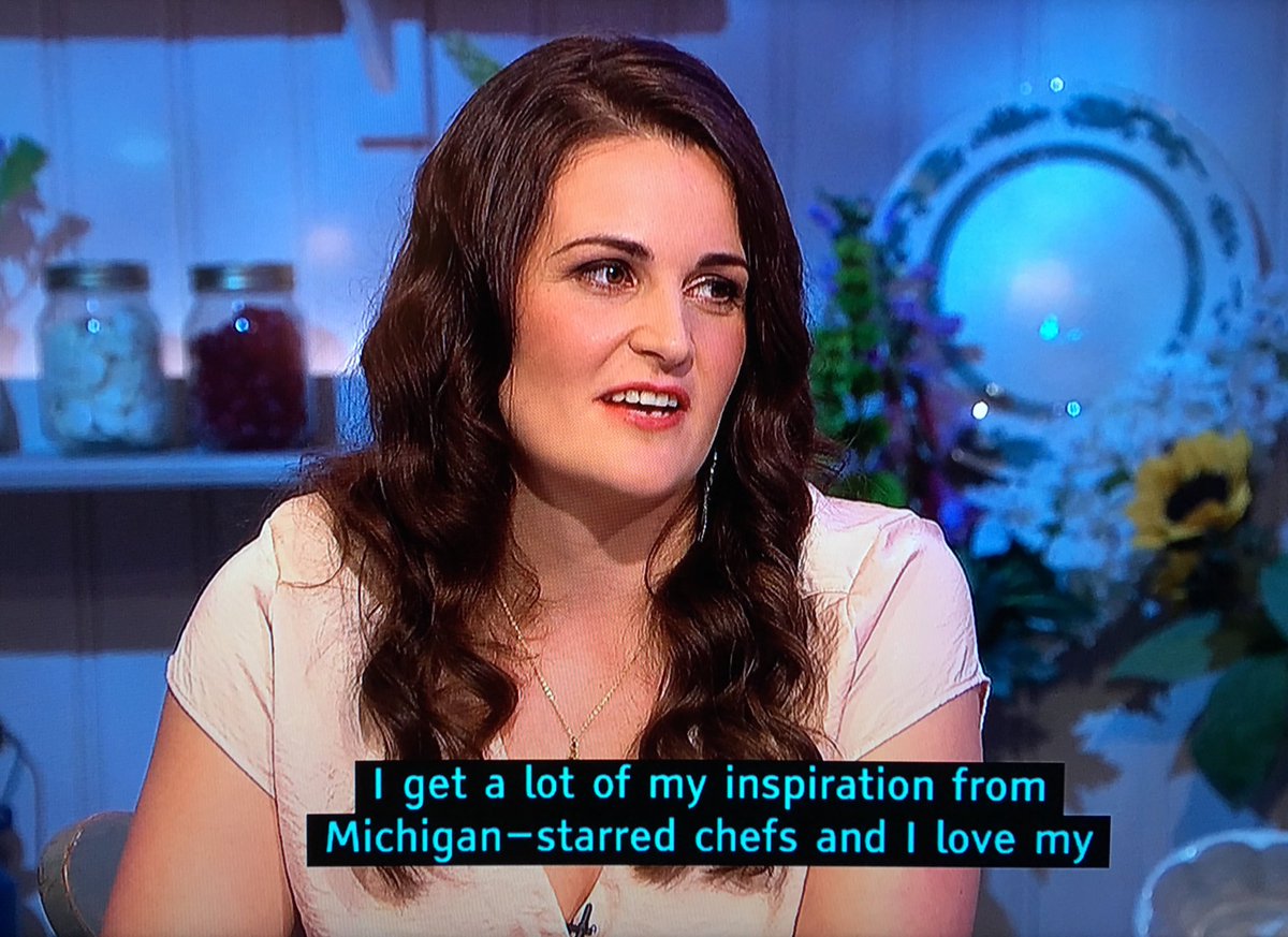 MarkMcFadden's tweet photo. Tip o’ the hat to the subtitler on #AnotherSlice... From now on I’m going to call them Michigan Stars. #Michelin https://t.co/d4wKovCyLl