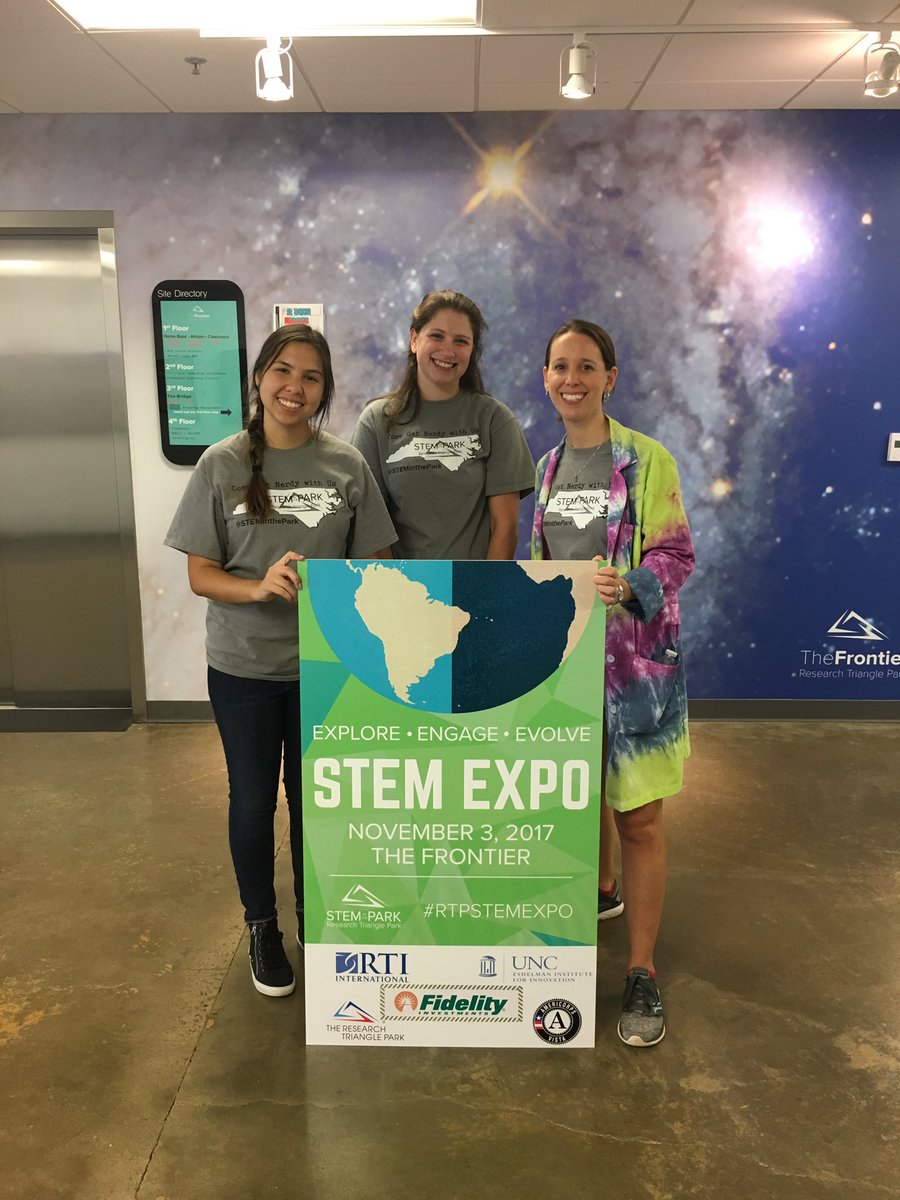 STEM_RTP's tweet photo. WE DID IT! The Fall 2017 #RTPSTEMExpo was a great success! Thank you to the students and volunteers!!! We can't wait for the Spring Expo! https://t.co/pM7Mk78U4T