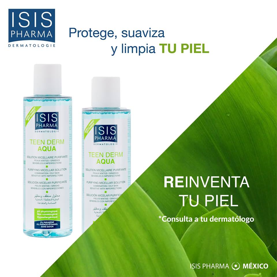 isispharma_mex's tweet photo. #TeenDerm Aqua, para piel grasa con imperfecciones o con acné. Sólo de #IsisPharmaMexico #ConsultaConTuDermatologo https://t.co/OXqjS7UKPo https://t.co/X1IubhFwQm