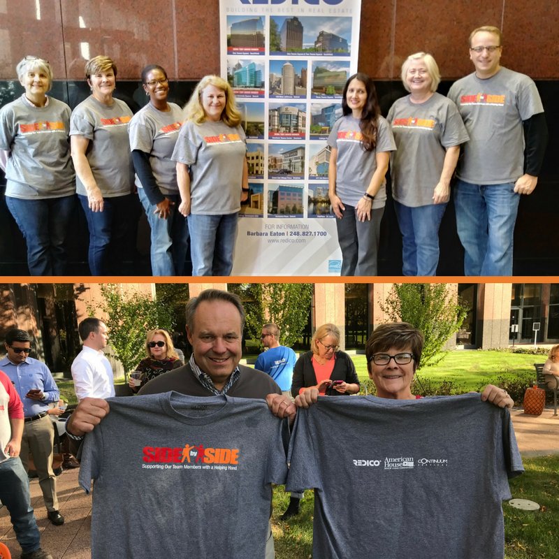 REDICO_CRE's tweet image. We're standing #SideBySide, with @American_House to support team members affected by Irma. Thanks to all who've donated so generously!