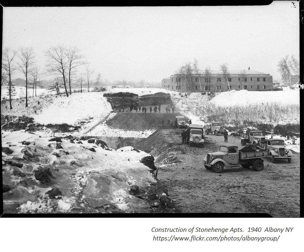 AlbanyMuskrat on Twitter "FBF 1940 Building Stonehenge Apartments in