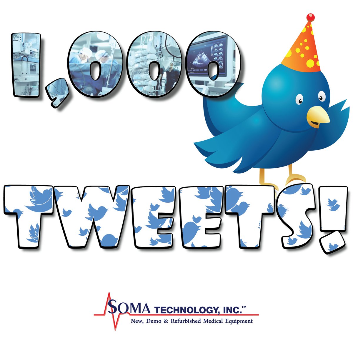 somatechintl's tweet photo. 1000th Tweet! @Twitter #OneThousandthTweet #OneThousandClub #OneThousand #SomaTechnology https://t.co/v2psTSH4a5