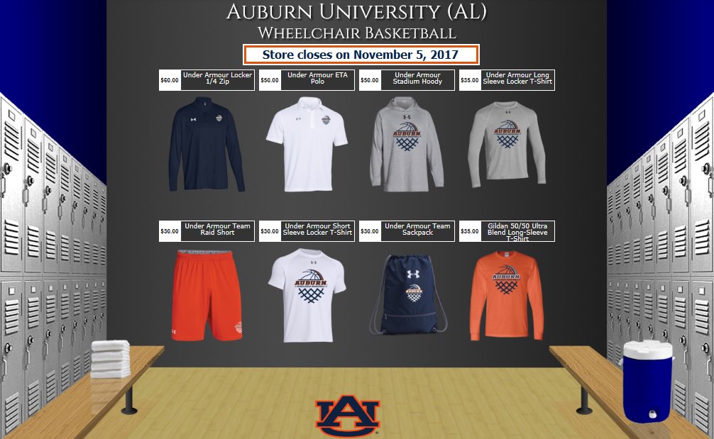 auburn under armour gear