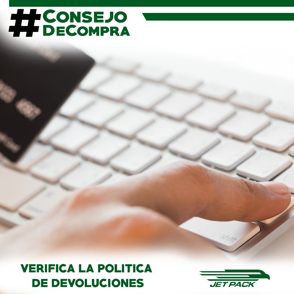 JetPackRD's tweet image. Antes de comprar en una tienda online revisa que tienen su política de privacidad en un lugar visible y está actualizada. #ConsejoDeCompra.