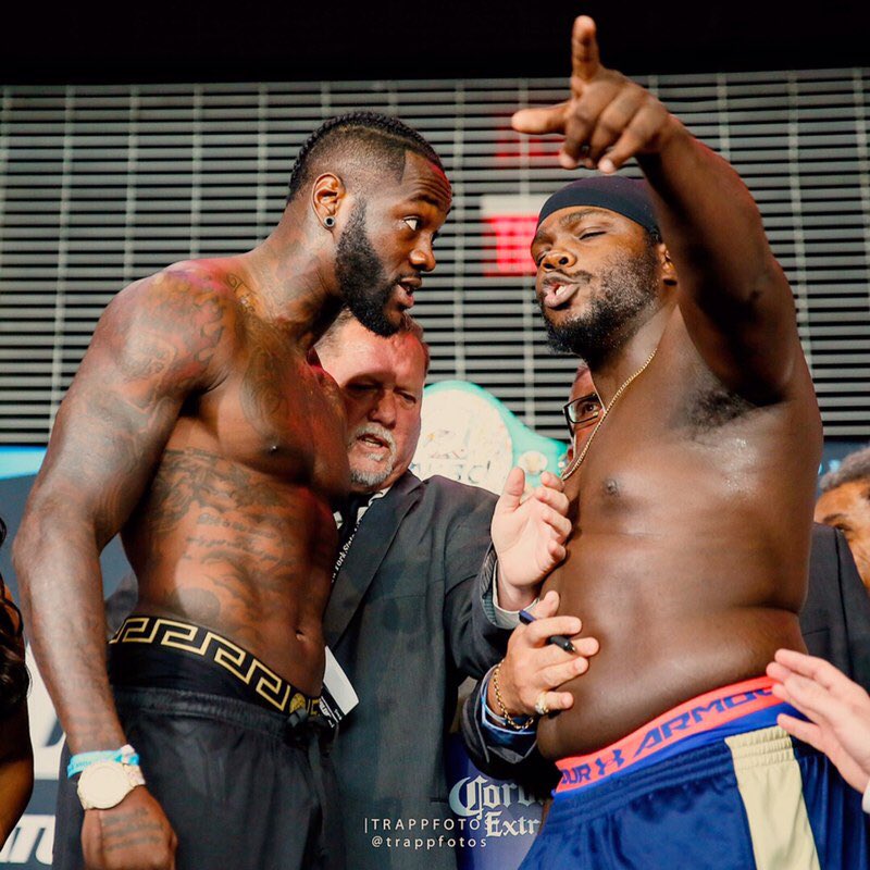 BronzeBomber's tweet photo. When I️ talk my talk, I look you in the eyes just like a man so you know I mean it.. Even if I️ have to get on your level #WilderVsStiverne2 https://t.co/xIhES1cqZo