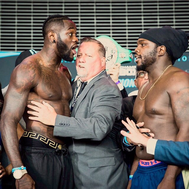 BronzeBomber's tweet photo. When I️ talk my talk, I look you in the eyes just like a man so you know I mean it.. Even if I️ have to get on your level #WilderVsStiverne2 https://t.co/xIhES1cqZo