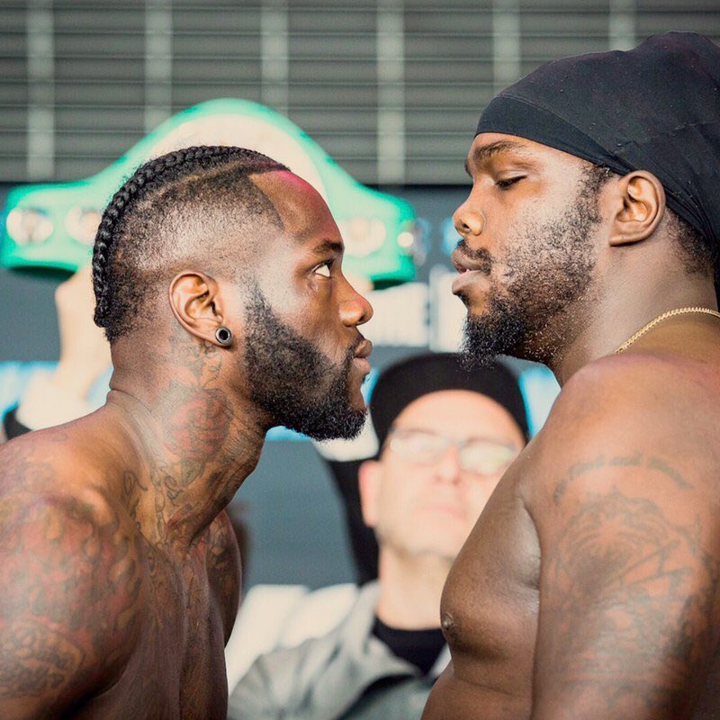BronzeBomber's tweet photo. When I️ talk my talk, I look you in the eyes just like a man so you know I mean it.. Even if I️ have to get on your level #WilderVsStiverne2 https://t.co/xIhES1cqZo